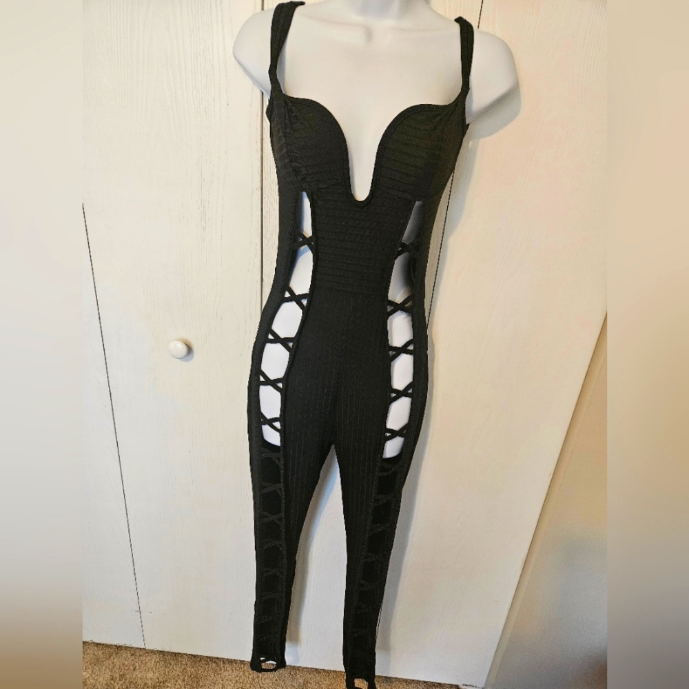 Black small jumpsuit